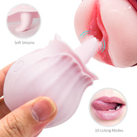 2022 New Frequency Vibration SuckinGModes-Waterproof Hand Wand Massager with Multi Function,Medical Silicone,Rechargeable USB