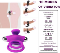 Cockrings Vibrations pour hommes Cockrings Vibrations en silicone;  anneau de plaisir pour vibrateur;  point G stimulant;  masseur de penis;  jouets sexuels pour hommes;  femme et couple