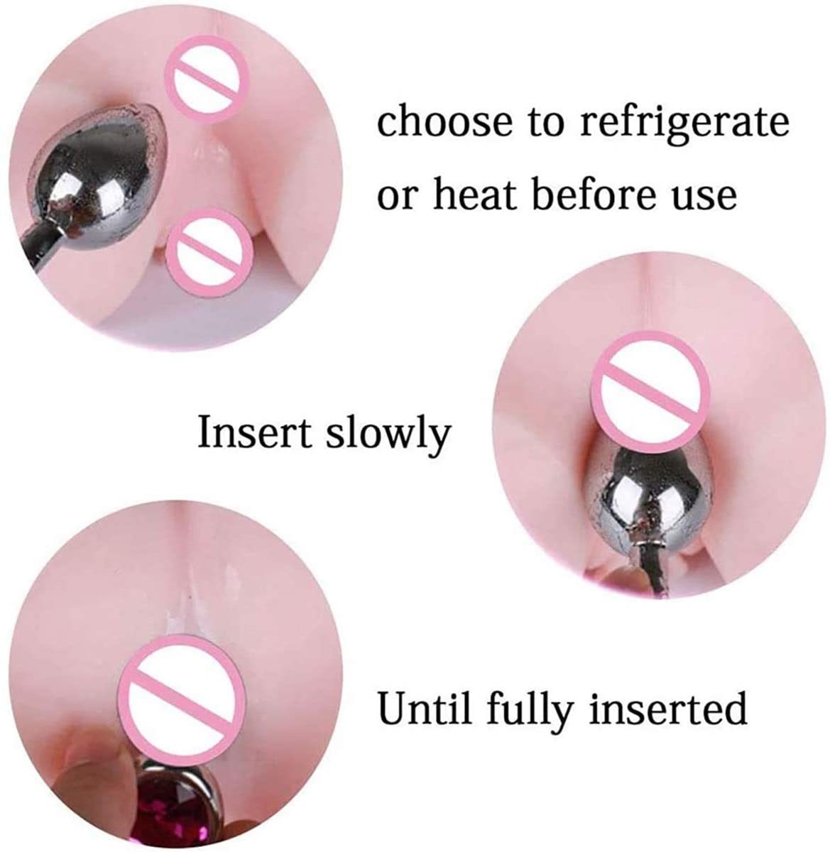 Heart Shaped Base With Jewelry Birth Stone -Anal-Play Rose Red 3PC Heart Shaped Rose Red Base With Jewelry Birth Stone Butt-Anal-Play Adult Sex Toys