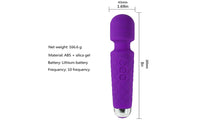 10 Frequency Magic Wand Powerful Vibrator Clitoris Simulator Vibrating Dildo