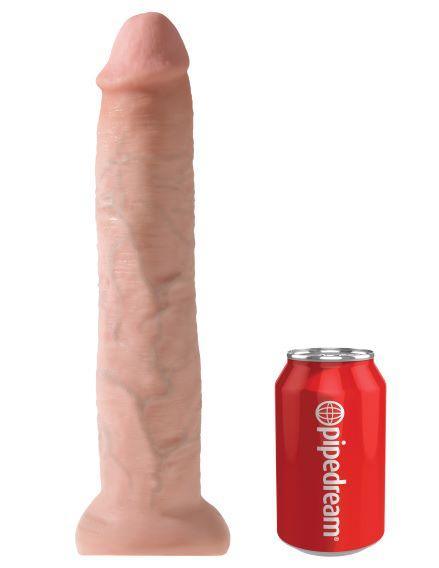 King Cock 13&quot; Dildo - Beige