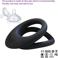 Cock Ring for Men Erection Enhancing Stay Harder Strechy Penis Ring with Triple Penis Rings Personal Cockrings Male Adult Sex Toys for Men Couples Pleasure