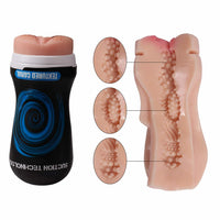 Male Masturbator Cup Sex Toys for Men Textured Vagina Masturbator;  Ultra-Soft Masturbation Stroker Aircraft Cup Penis Stimulator Handjob Male Sex Adult Toys for Men Pleasure Mens Masturbation Cup