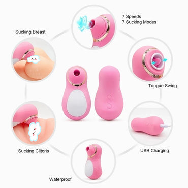 Intense Suction Clitoral Stimulator Female Massager Pink Estimulador Feminino De Seios E Clitóris 10 Velocidades vibradoras femininos