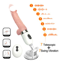 Penis Vibrator Rubber On Wall Medium Adult Toy for Women Pleasure Licking Wearable Smooth Flexible Silicone Wireless Remote Control Vibrating USB Rechargeable