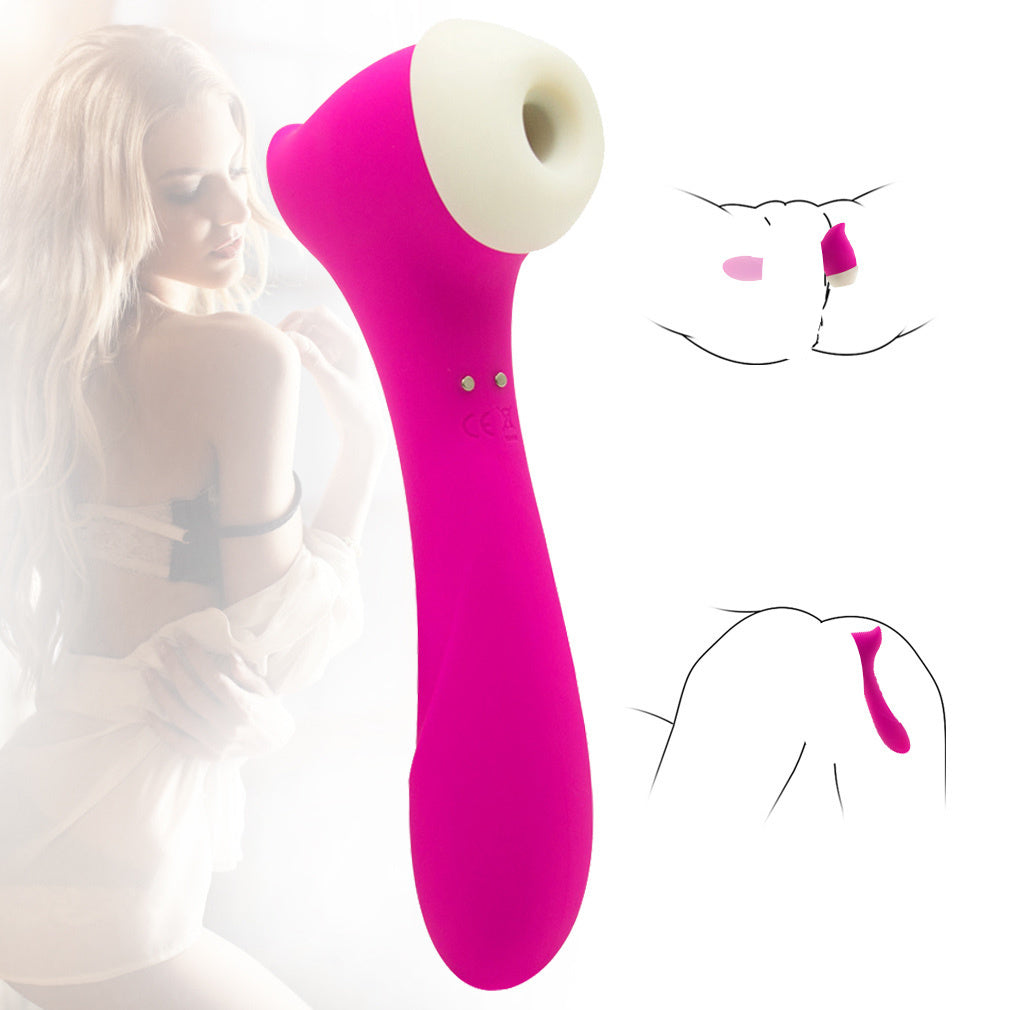 SexToy Sucking and Vibrating Nipple Vibrator Clitoralis Sucker For Women Toy Female Sexual Wellness Adult Toys Women Stimulation Couples Waterproof Sex Gifts For Her Purple