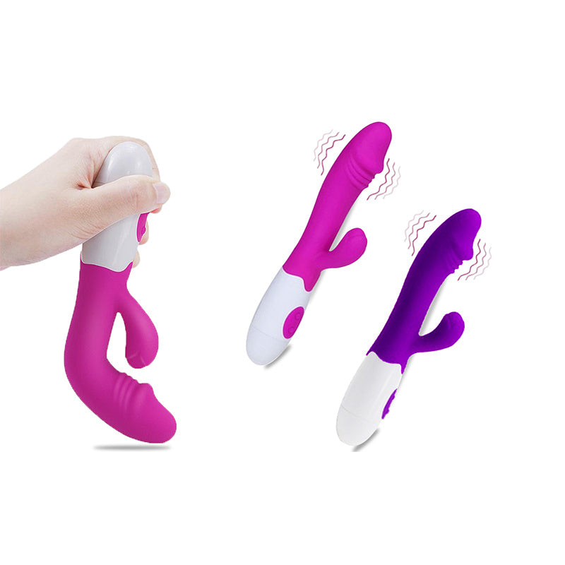 Dildo Rabbit  Vibration G-spot Clitoral Stimulate Vibrator (30 Patterns)