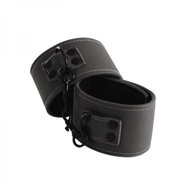 Renegade Bondage Wrist Cuffs Black