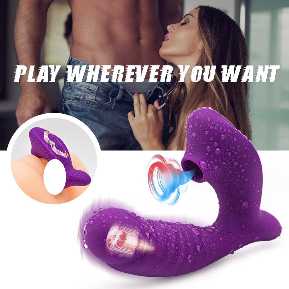 Wearable Vibrating Massage Device Silent Quiet Body Massage and Waterproof Neck and Shoulders;  Soft Vibrator for Women Beautiful Woman