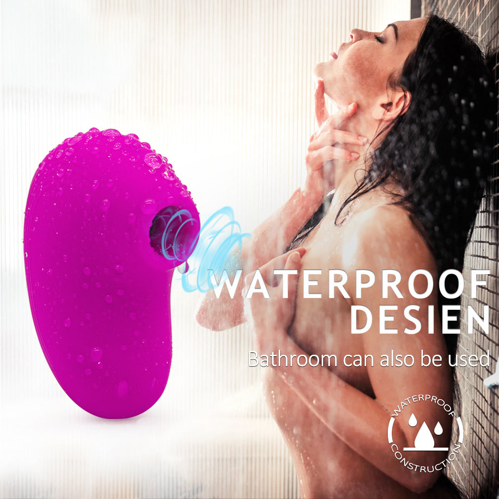 Sucker Toy for Women Sex Toy Sucking Tongue Suction Oral Stimualator Hands Free Silicone Pleasure Toy Couple Waterproof Vibrator for Women Breast Stimulator