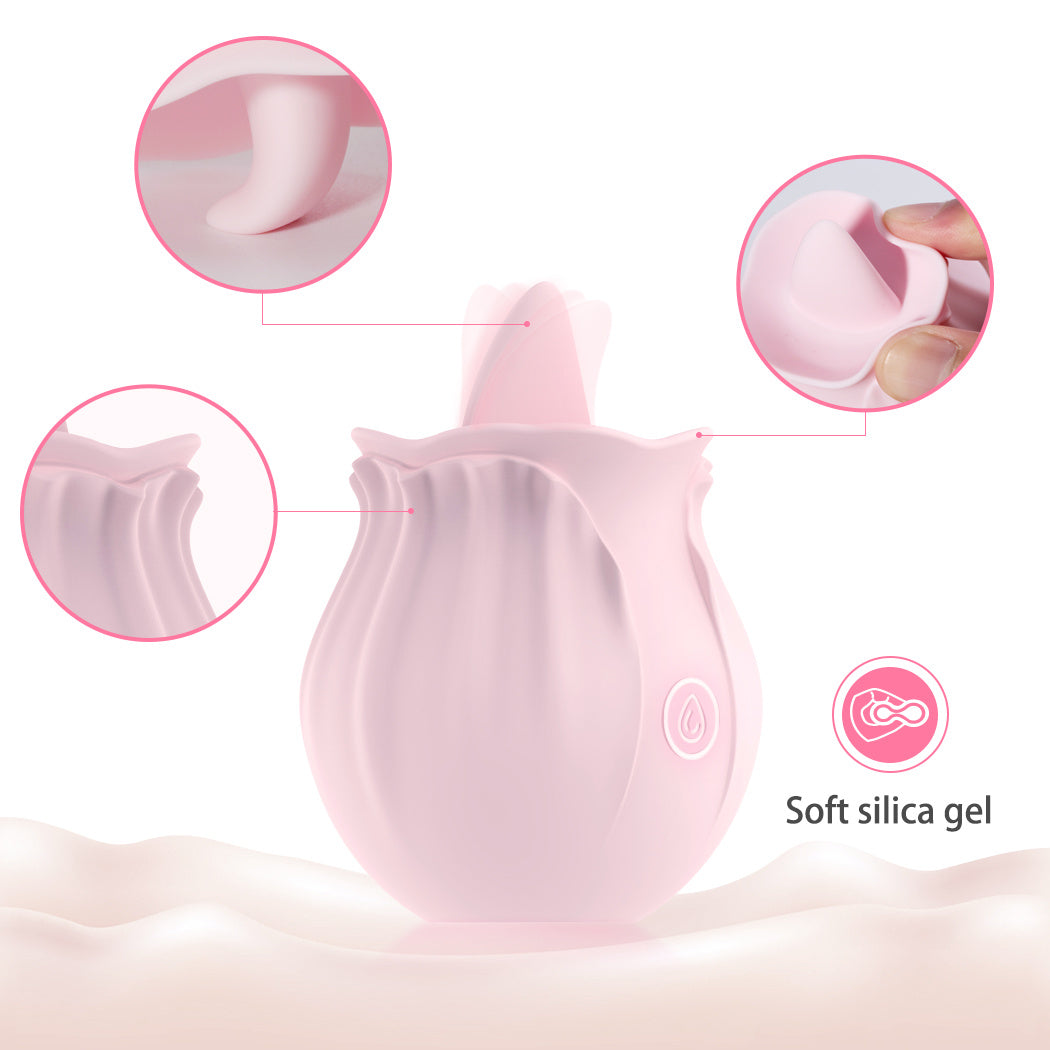 2022 New Frequency Vibration SuckinGModes-Waterproof Hand Wand Massager with Multi Function,Medical Silicone,Rechargeable USB