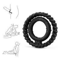 Penis Ring with Teasing Tail Stretchy Ring for Penis Stimulation;  Penis Trainer Sex Ring for Men Harder Longer Stronger Sexual Pleasure Enhance;  Adult Sex Toy for Men