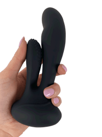 Remote Clit & G-Spot Vibrator; Dual-Ended Dildo